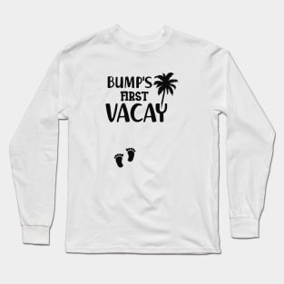 Pregnancy - Bump's first vacay Long Sleeve T-Shirt